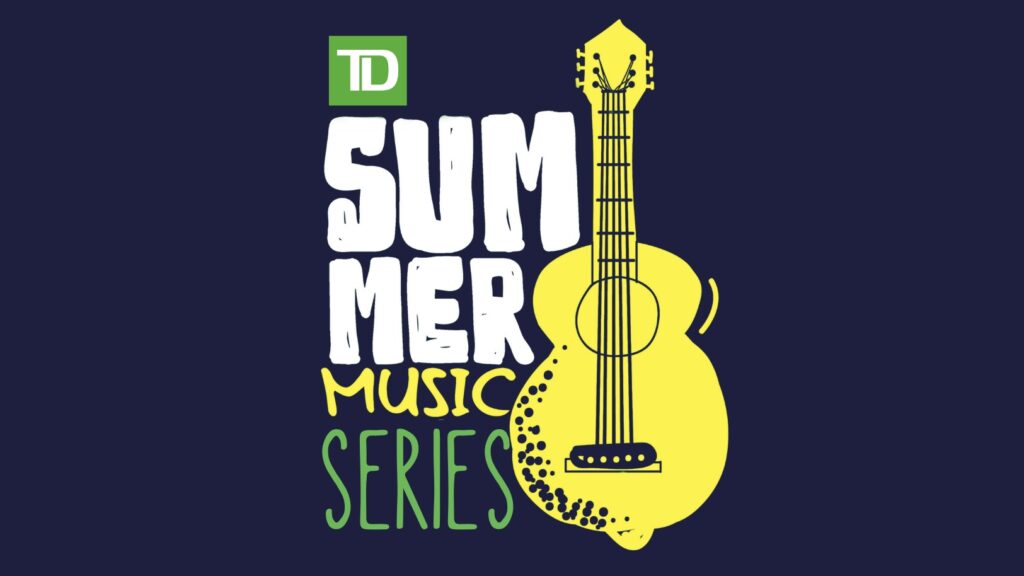 TD Summer Music Series comes to Oakville logo with guitar