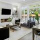 LUXURY SOUTH Oakville home for sale living area looking over pool